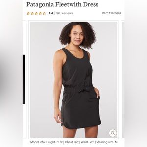 Patagonia Fleetwith black dress